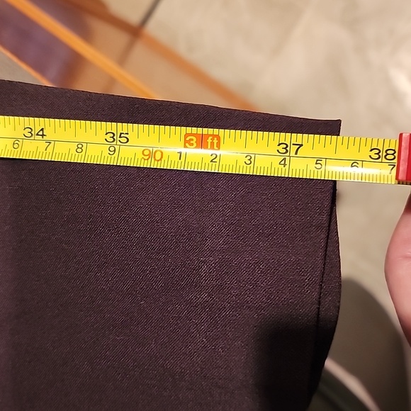 STYLE & CO Women's Tummy Control Comfort Waist Brown Dress Pants Size 12 Petite - Picture 16 of 16